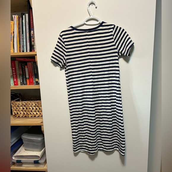 Old Navy Women's Navy Striped T-Shirt Dress, Size: S - Picture 2 of 4